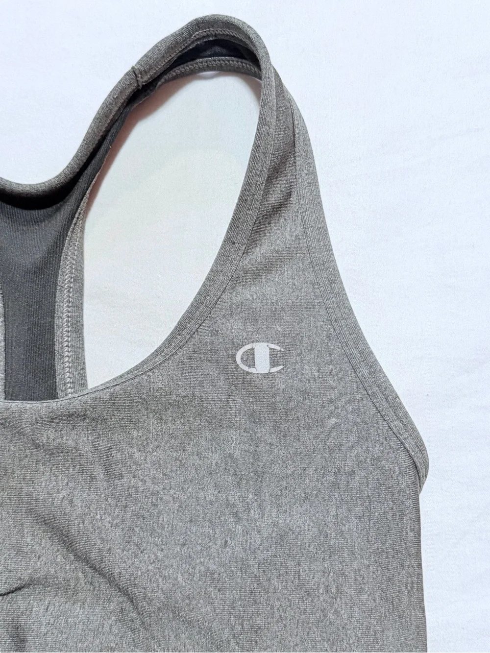 Bundle of 2 Champion Racerback Sports Bras Grey Black Size Small